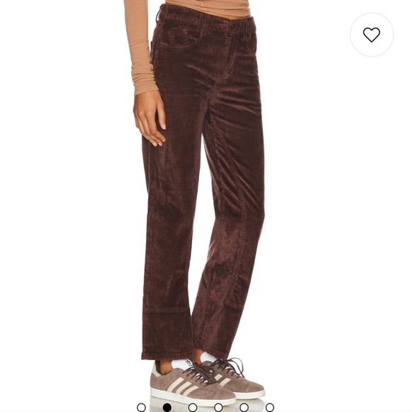 Free People Risk Taker Cord Jeans in Chocolate Truffle - Picture 4 of 11